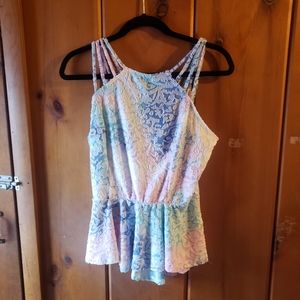 Tie dye top- medium euc